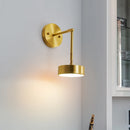 Nordische Wandleuchte aus Kupfer modernes Design drehbar