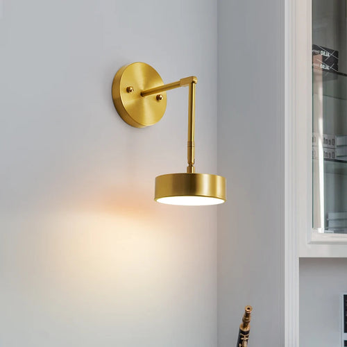 Nordische Wandleuchte aus Kupfer modernes Design drehbar - vue 2 sur 5