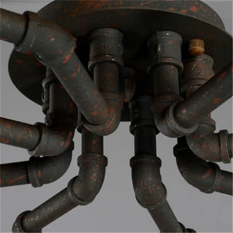 Lampe à conduite d'eau rétro américaine
