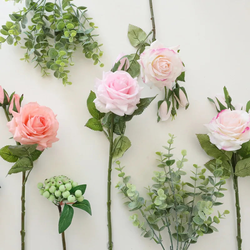 fleur artificielle en latex pour décoration florale réaliste