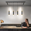 Moderner minimalistischer Kronleuchter mit drei LED für luxuriöse Esstische