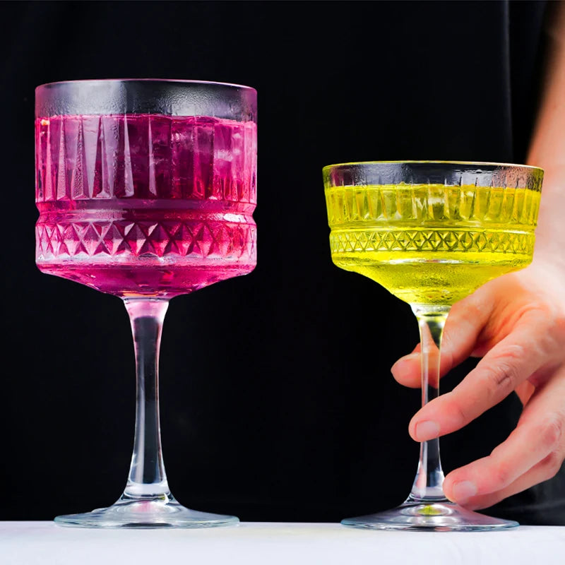 Lot 2 coupes champagne elysia verre cocktail martini - vue 5 sur 7