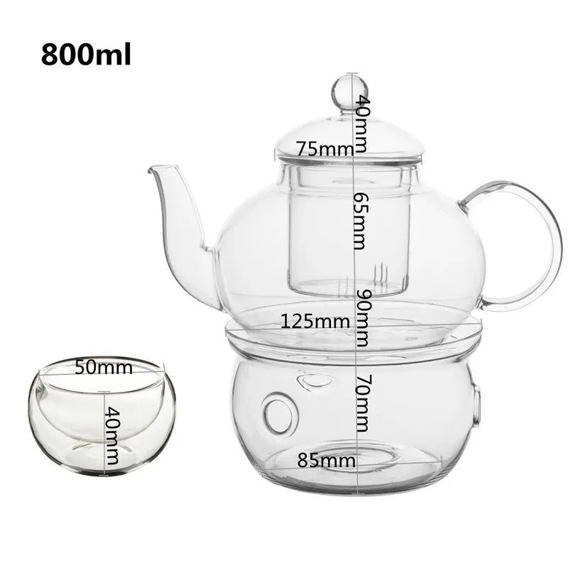 Service a the verre double paroi infuseur chauffe - vue 7 sur 7