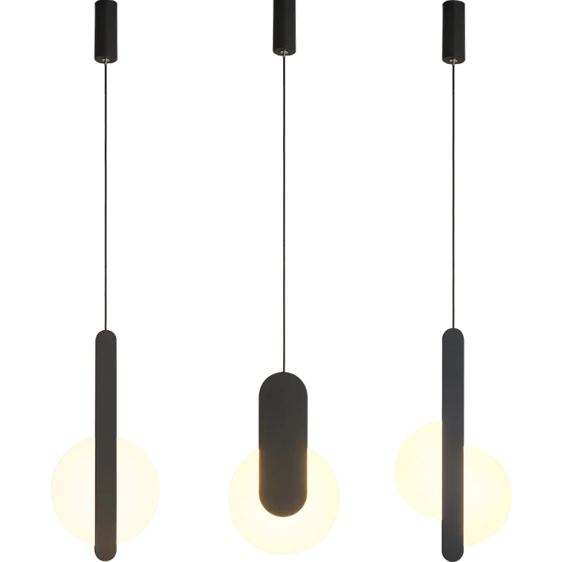 Moderne LED-Pendelleuchte für elegante Innenraumdekoration - vue 6 sur 12