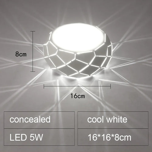 Moderne LED-Deckenleuchte Einfachheit 5 W 12 W - vue 17 sur 18