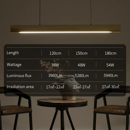 Lustre led haute puissance style nordique moderne