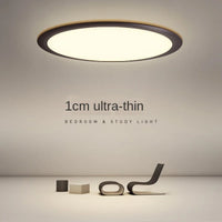 Moderne ultra-flache LED-Deckenleuchte im nordischen Stil