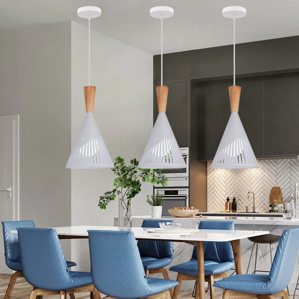 Suspension LED Vintage industrielle - vue 7 sur 9