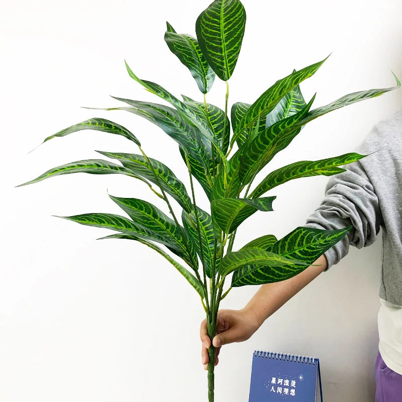 grand arbre artificiel monstera tropical pour décoration intérieure et jardin - vue 12 sur 13