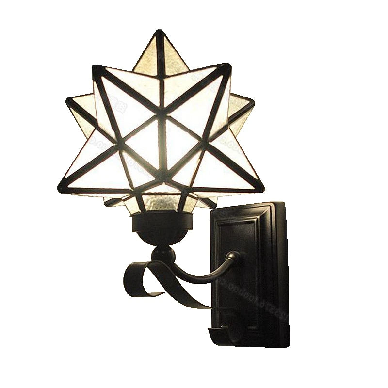 lampe à poser rétro minimaliste en verre tiffany cuivre pour décoration européenne