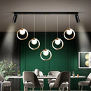 lustre led moderne nordique petit cercle avec spots
