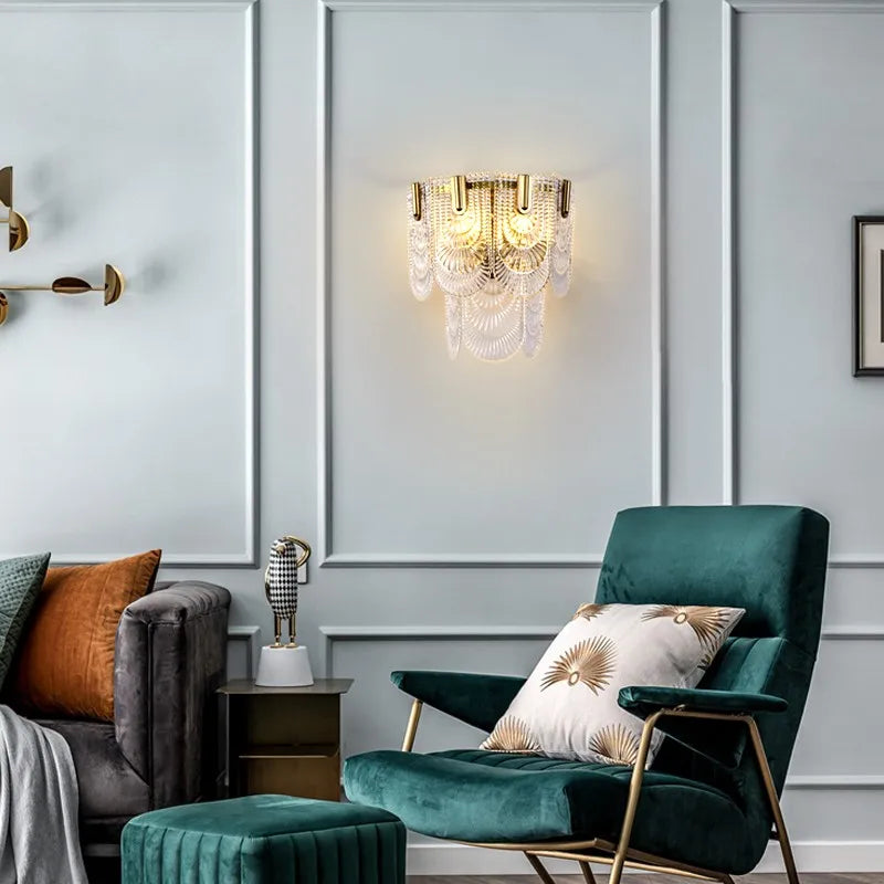 applique murale de luxe style nordique créatif et moderne - vue 2 sur 5