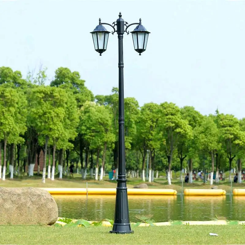 lampadaire épais en aluminium pour éclairage extérieur jardin - vue 11 sur 10