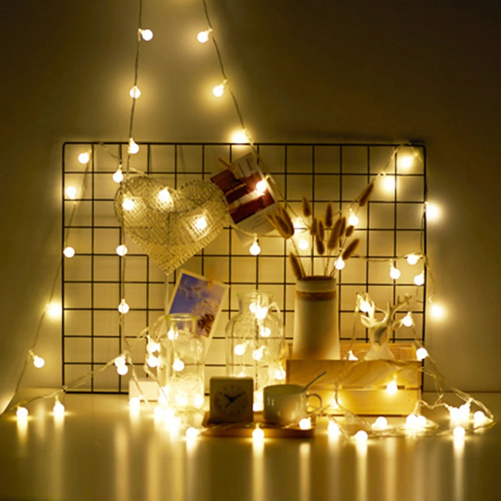 guirlande lumineuse à led pour décorations de Noël et mariage - vue 4 sur 9