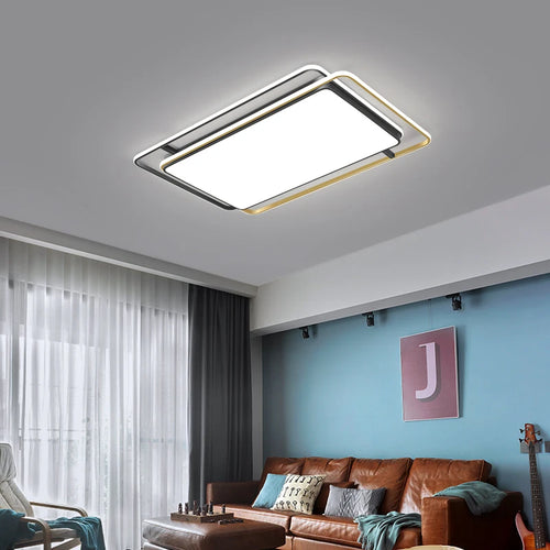 LED-Deckenleuchte kreative Geometrie schlichte Eleganz Innenbeleuchtung - vue 2 sur 11