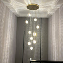 lustre à led moderne design cristal pour un éclairage luxueux