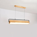 lampes suspendues nordiques en bois led modernes