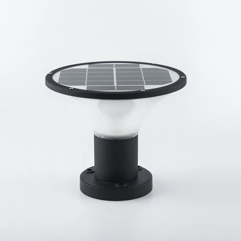 Lampe de pelouse solaire extérieure LED lampe de stigmatisation rougeoyante sans électricité couloir de jardin moderne terrasse ronde lumières de pelouse imperméables - vue 7 sur 18