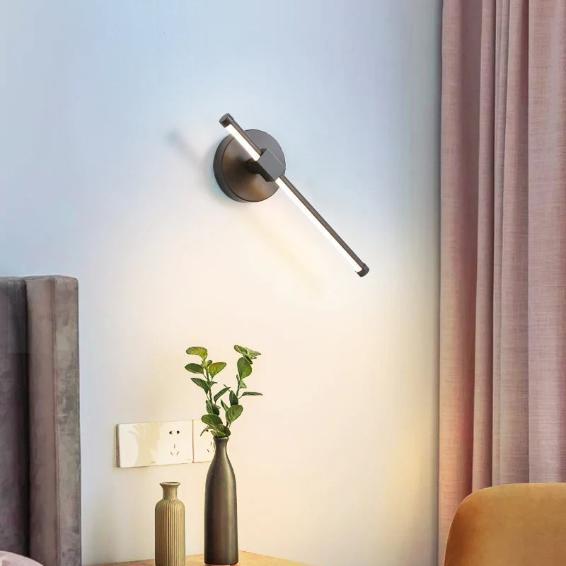 Moderne und schlichte Nachttischlampe für Hotel- und TV-Beleuchtung - vue 5 sur 10
