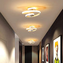 Plafonnier LED moderne en forme de spirale