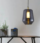 Vintage-Pendelleuchte aus Glas im nordischen Design kreativ