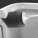 brosse de nettoyage murale à long manche en silicone