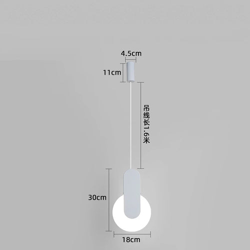 Moderne LED-Pendelleuchte für elegante Innenraumdekoration - vue 11 sur 12