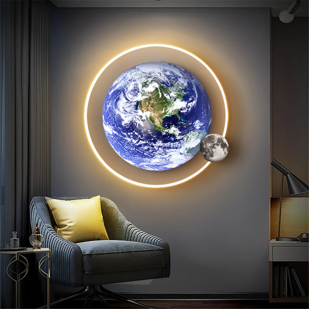 applique murale led télécommandée décorative pour intérieur moderne - vue 5 sur 14