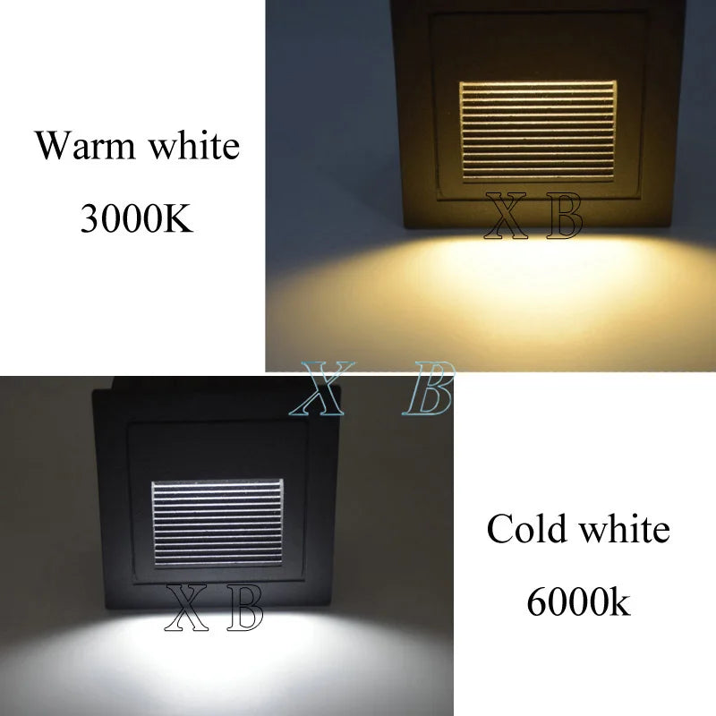 applique murale led étanche pour escaliers et marches extérieures - vue 11 sur 14