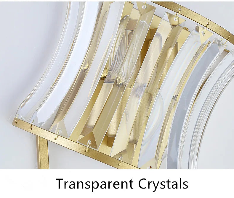 applique murale moderne en cristal pour un éclairage élégant - vue 7 sur 7