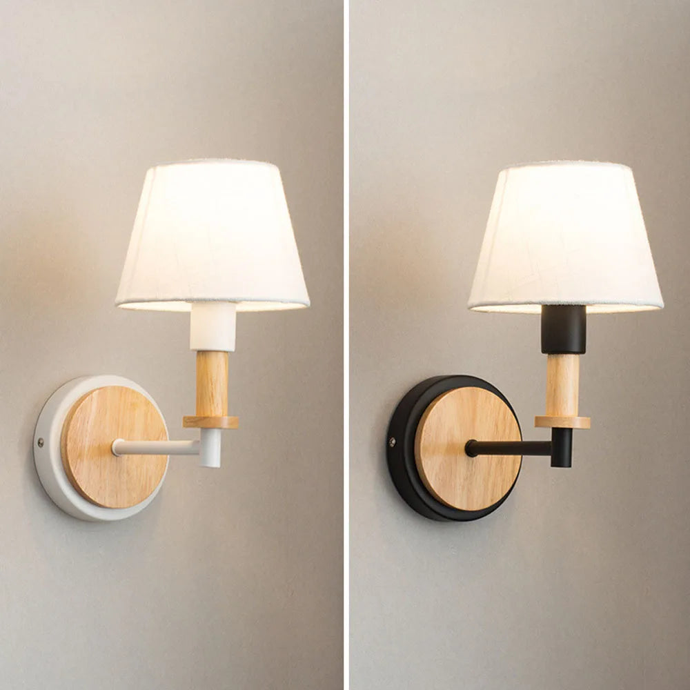 applique murale en bois nordique tête de direction led - vue 2 sur 8