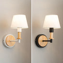 applique murale en bois nordique tête de direction led