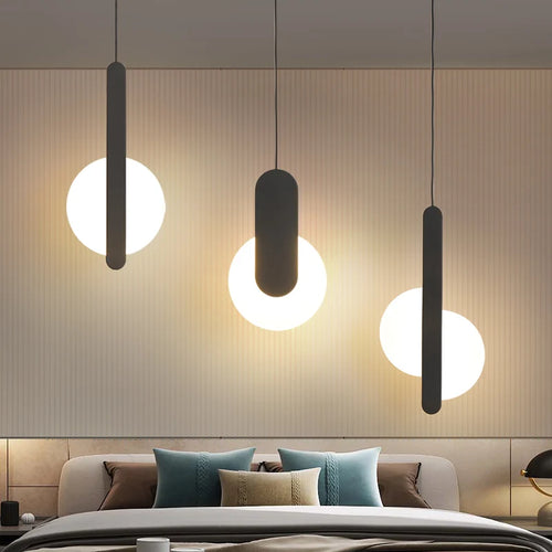Moderne LED-Pendelleuchte für elegante Innenraumdekoration - vue 3 sur 12