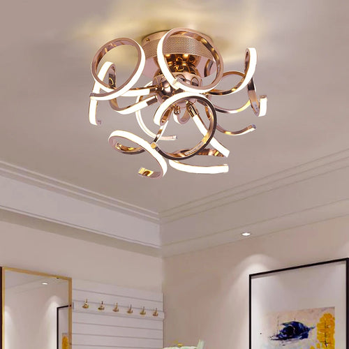 plafonnier led moderne globe design éclairage intérieur décoratif - vue 2 sur 8