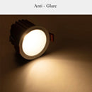 spot led en aluminium anti-éblouissement encastré pour maison