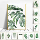 plante tropicale nordique art mural moderne décoration intérieure