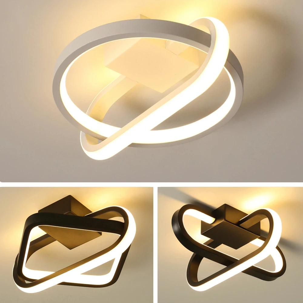 Suspension LED moderne chaud/froid décoration éclairage - vue 6 sur 12