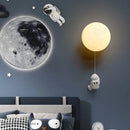 Astronauten-Wandleuchte Kinder 3D Mond Dekorativ Nachttisch
