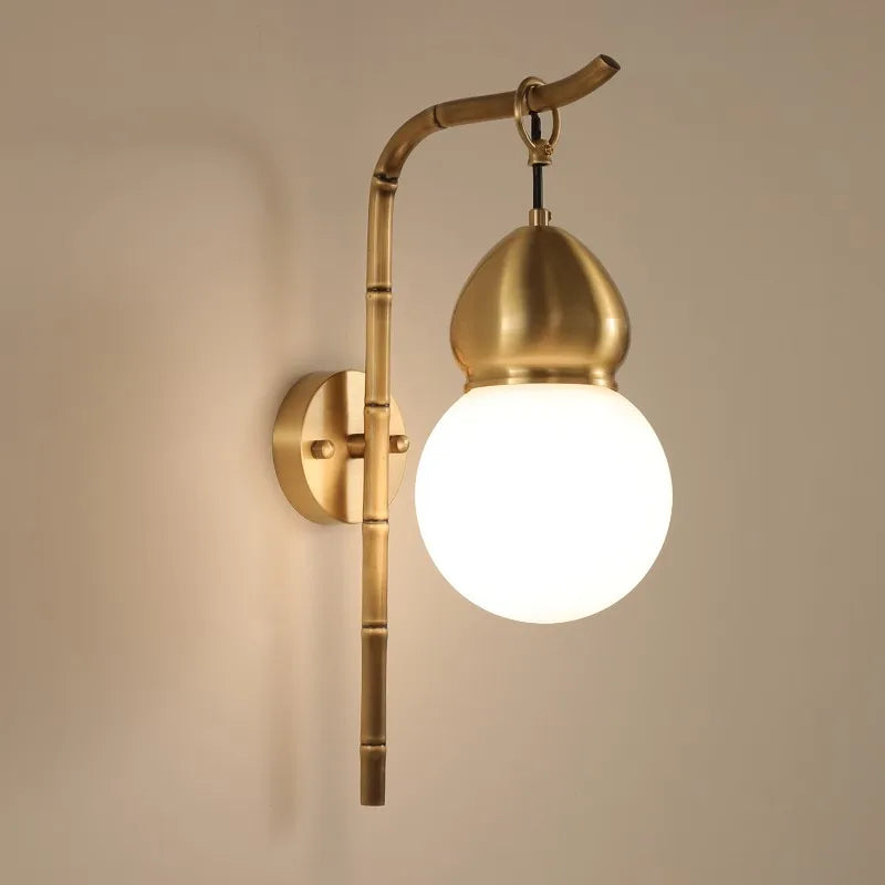 applique murale gourde style chinois pour décoration intérieure - vue 6 sur 8