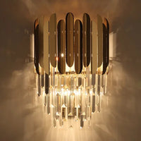 applique murale en cristal moderne design lumineux et élégant