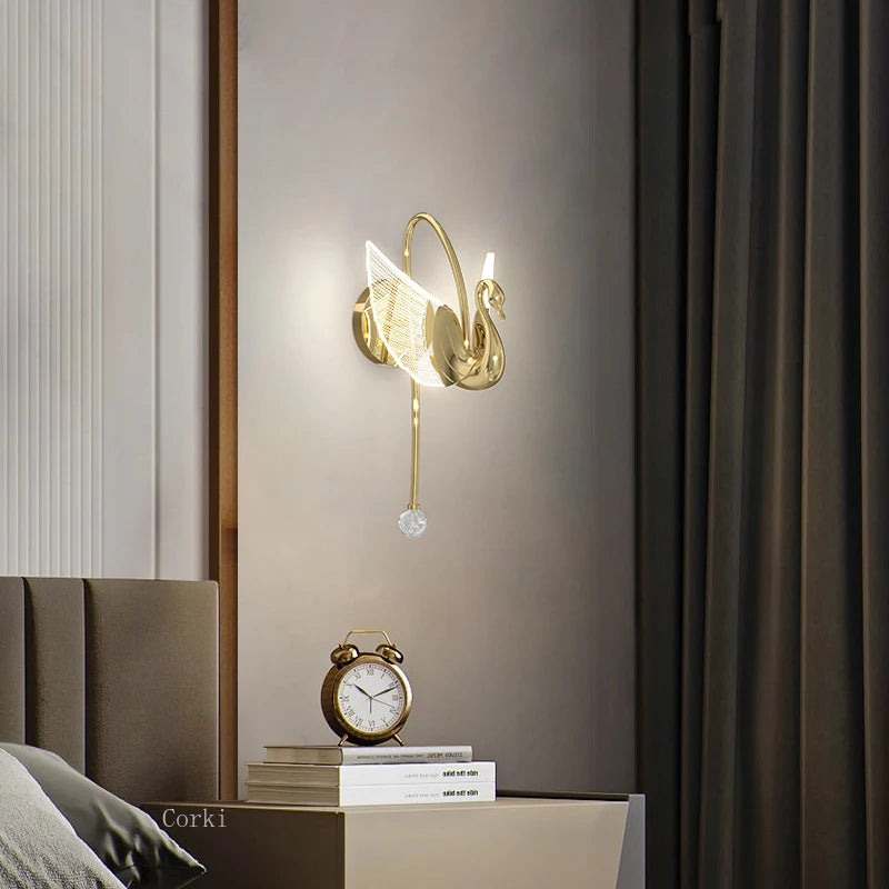 LED-Wandleuchte nordisch Design Luxus für elegantes Interieur - vue 3 sur 8