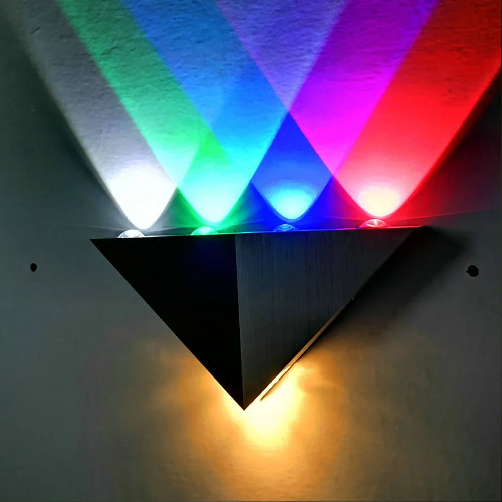 5W brossé noir argent Double têtes applique LED haut vers le bas appliques côté couloir salon chevet mur luminaire - vue 4 sur 13