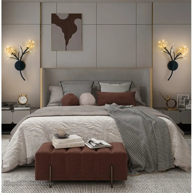nouvelle applique murale led de luxe gypsophile 2021 - vue 11 sur 12