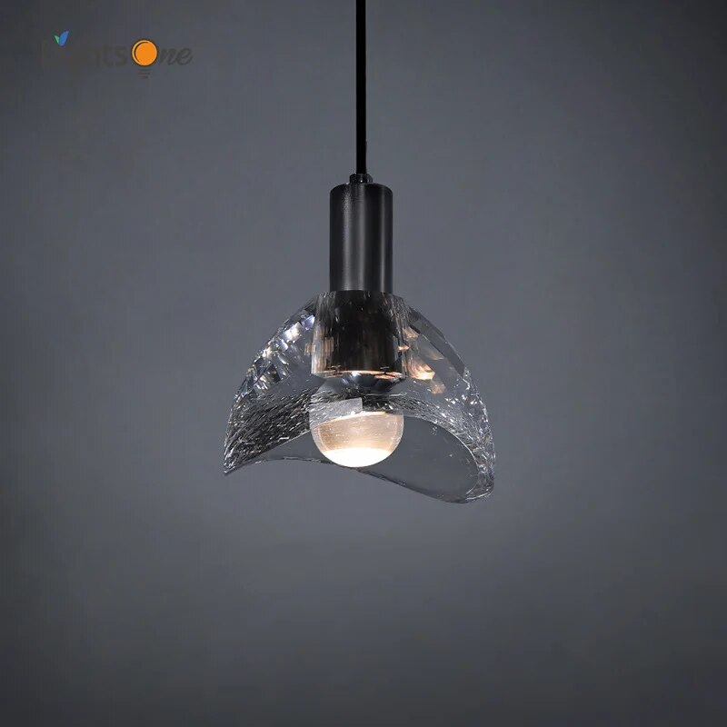Suspension en cristal à tête unique - vue 3 sur 7