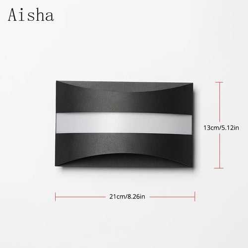 10W LED Wall Lamp Wrought Iron Wall Light  Indoor Corridor Staircase Living Room Bedroom Bedside Decorative Lighting