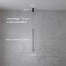 Moderne dekorative LED-Pendelleuchte im minimalistischen Design