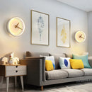 applique murale led design nordique en forme de croissant