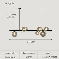 lustre à led nordique pour cuisine bureau et étude