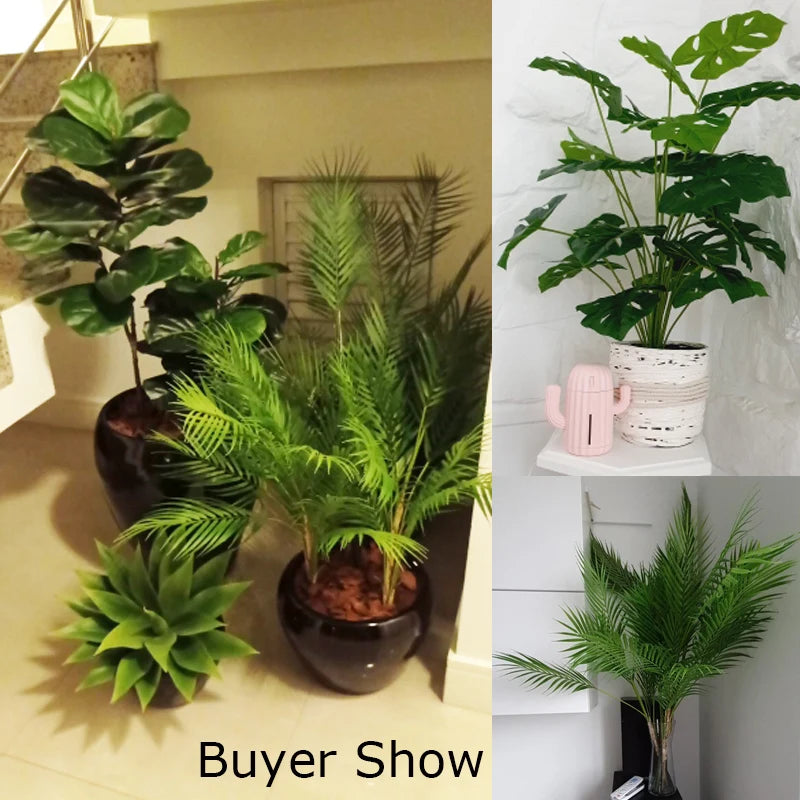 plante tropicale artificielle grande taille pour décoration intérieure et extérieure - vue 6 sur 10