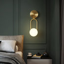 Moderne Wandleuchte aus Kupfer für elegante Innendekoration
